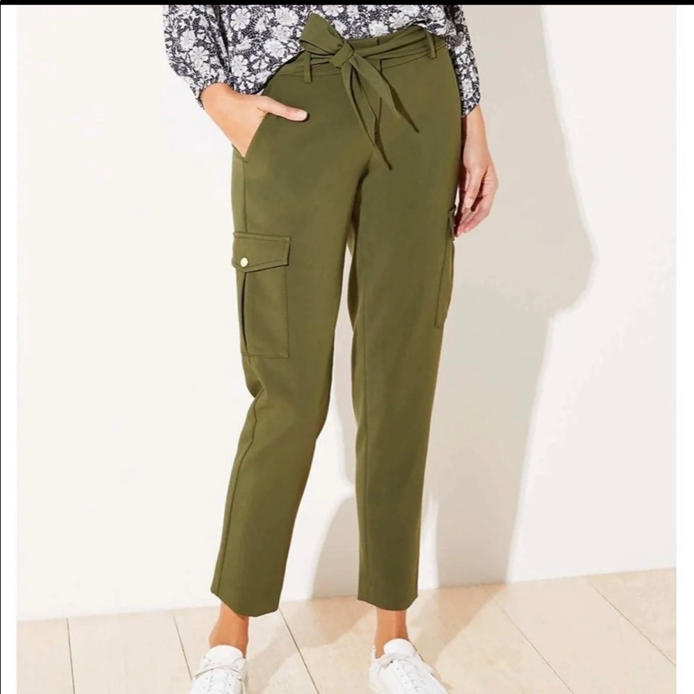 Loft green pants